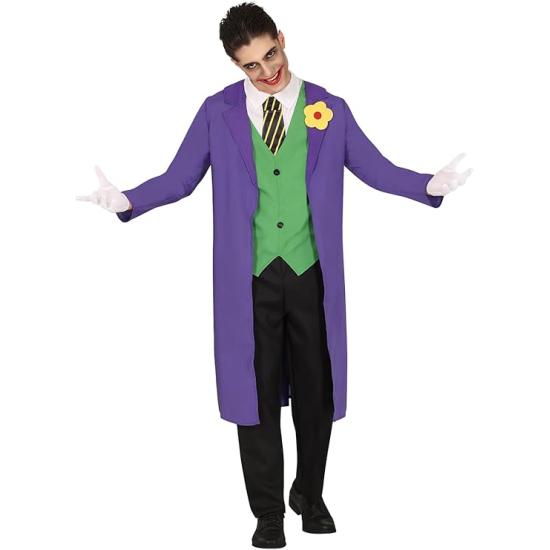 Fantasia de Coringa para Adulto – Sobretudo, Colete, Gravata e Camisa Fantasia de Coringa para Adulto – Sobretudo, Colete, Gravata e Camisa