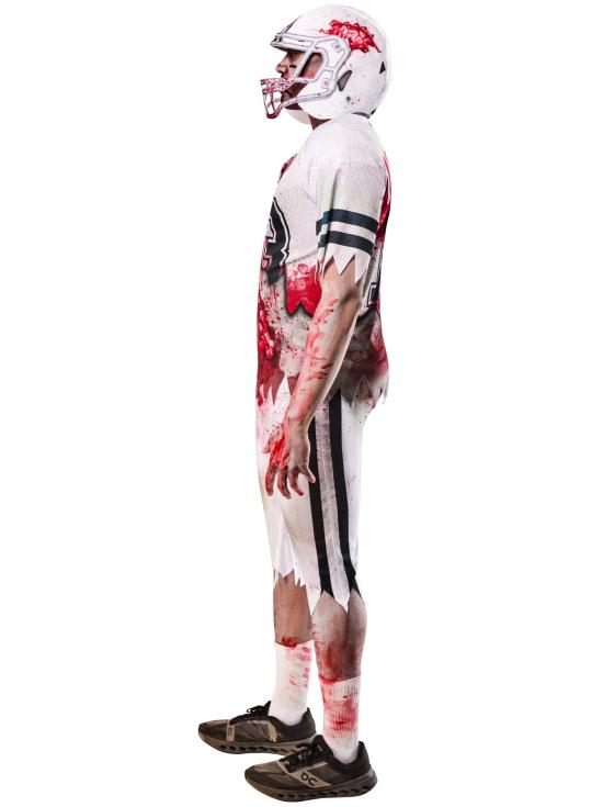 Fantasia de jogador de futebol zumbi para homens