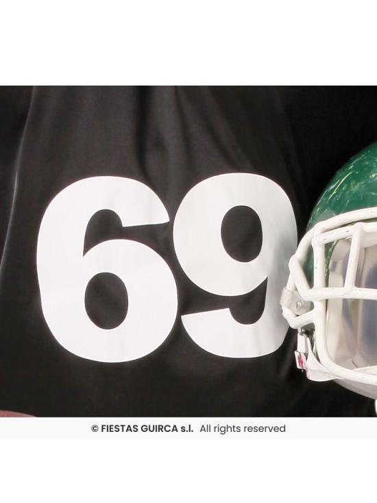 Fantasia de jogador de rugby adulto