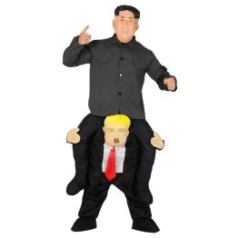 Fantasia coreana de ombros de Trump, tamanho adulto