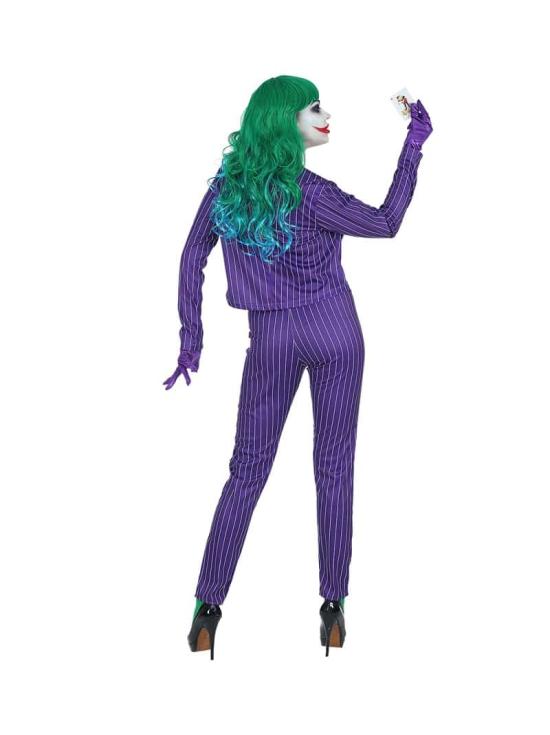Fato de Lady Joker Villain Batman para adulto