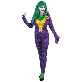 Fato de Lady Joker Villain Batman para adulto
