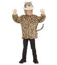 Fato de leopardo de pelúcia infantil