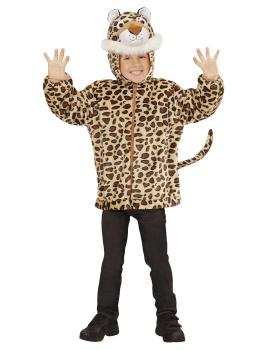 Fato de leopardo de pelúcia infantil