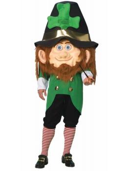 Fato de duende cabeçudo, tamanho único