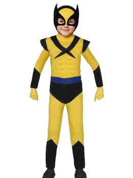 Fantasia econômica de Wolverine dos X-Men para meninos