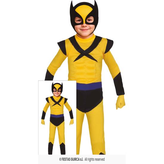 Fantasia econômica de Wolverine dos X-Men para meninos