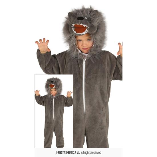 Fato de Lobo Cinzento Infantil Fato de Lobo Cinzento Infantil