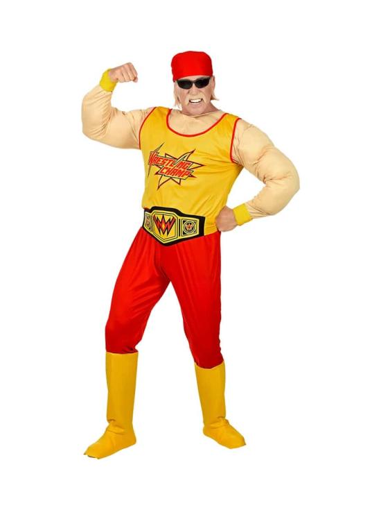 Fantasia de Luta Livre do Hulk Hogan, Tamanho Adulto