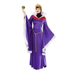 Fantasia de Madrasta Roxa Adulta – Rainha Má dos Contos de Fadas