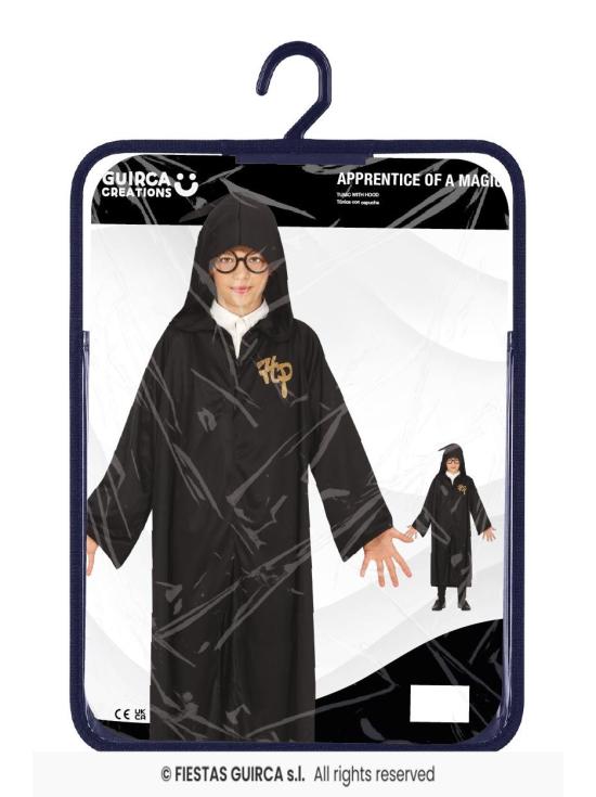 Fato de feiticeiro Harry Potter tamanho criança