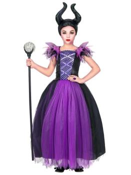 Fantasia de Maleficent Deluxe Tale, tamanho infantil