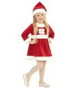 Fantasia de luxo para mãe Natal bebê.