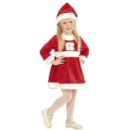 Fantasia de luxo para mãe Natal bebê.