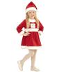 Fantasia de luxo para mãe Natal bebê.