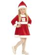 Fantasia de luxo para mãe Natal bebê.