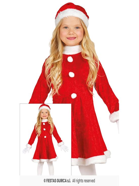 Fantasia Extra Mãe Natal tamanho menina
