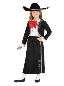 Fato de Mariachi feliz para menina