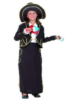 Fato de menina Mariachi