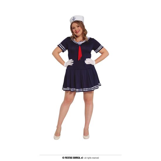 Fantasia de marinheiro azul sexy tamanho feminino