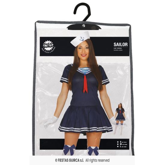 Fantasia de marinheiro azul sexy tamanho feminino
