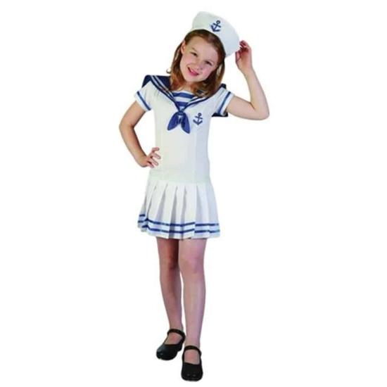 Fato de Marinheiro dos Mares para menina Fato de Marinheiro dos Mares para menina