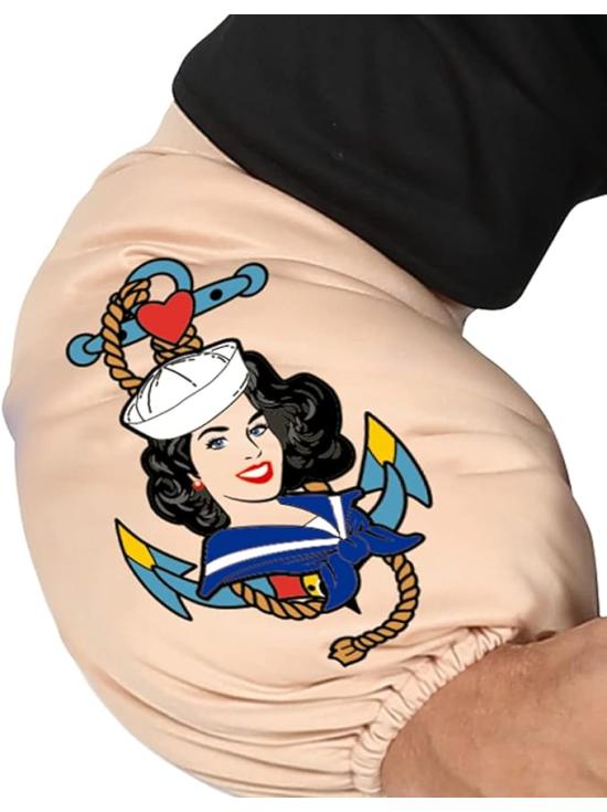Fantasia de marinheiro Popeye tamanho adulto 52-54