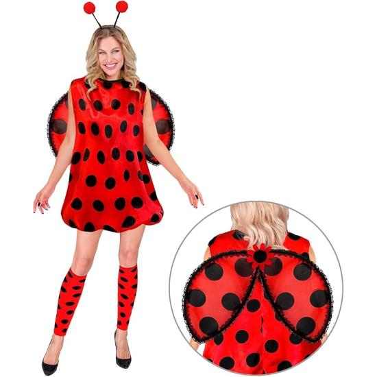 Fantasia de joaninha, fantasia de animal para carnaval, festas temáticas para adultos