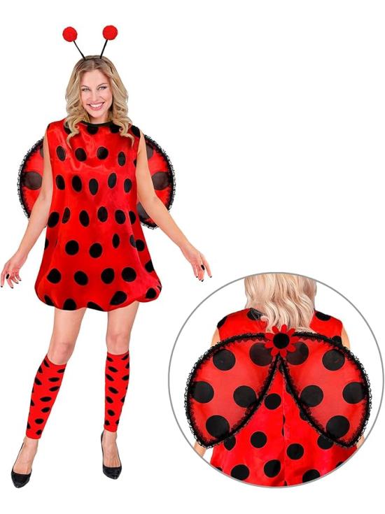 Fantasia de joaninha, fantasia de animal para carnaval, festas temáticas para adultos