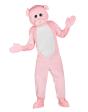 Fantasia de mascote de porco para adulto