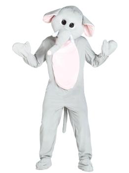 Fantasia de mascote de elefante adulto