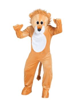 Fantasia de mascote de leão para adulto