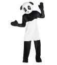 Fantasia de mascote urso panda para adulto