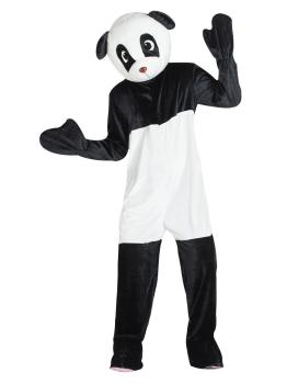 Fantasia de mascote urso panda para adulto