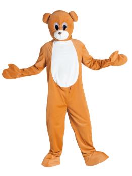 Fantasia de mascote de urso para adulto