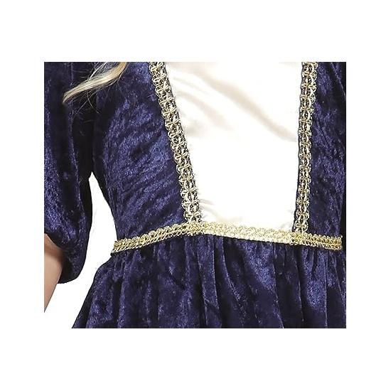 Fato medieval com vestido e bandana para menina Fato medieval com vestido e bandana para menina