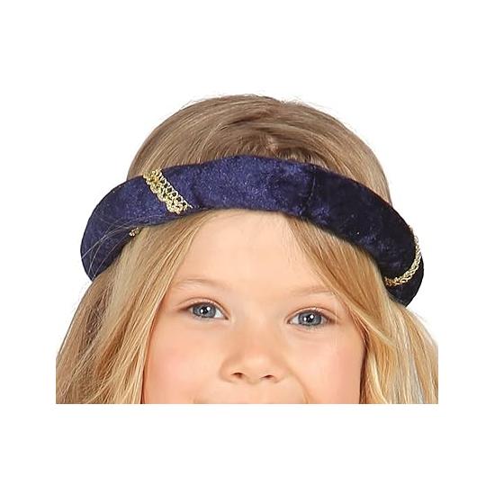 Fato medieval com vestido e bandana para menina Fato medieval com vestido e bandana para menina