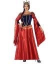 Fato de Rainha Guinevere medieval para mulher