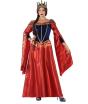 Fato de Rainha Guinevere medieval para mulher