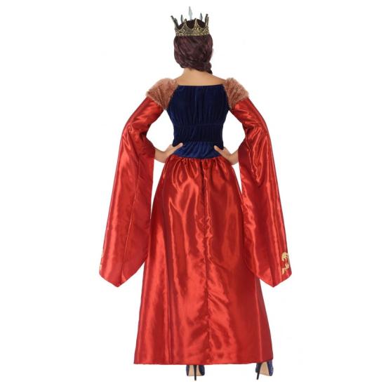 Fato de Rainha Guinevere medieval para mulher Fato de Rainha Guinevere medieval para mulher