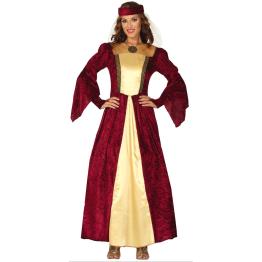 Traje Medieval Princesa Jovem Adulta