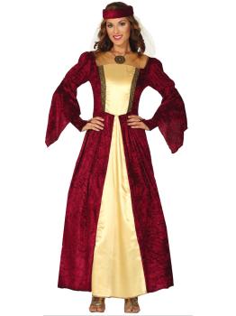 Fantasia medieval de princesa jovem adulta **