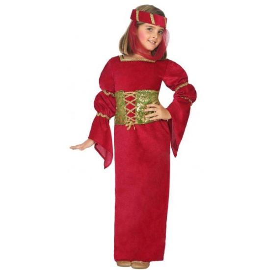 Fato de senhora medieval da corte de Genebra para meninas Fato de senhora medieval da corte de Genebra para meninas