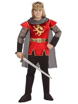 Fato de Rei Artur medieval para criança