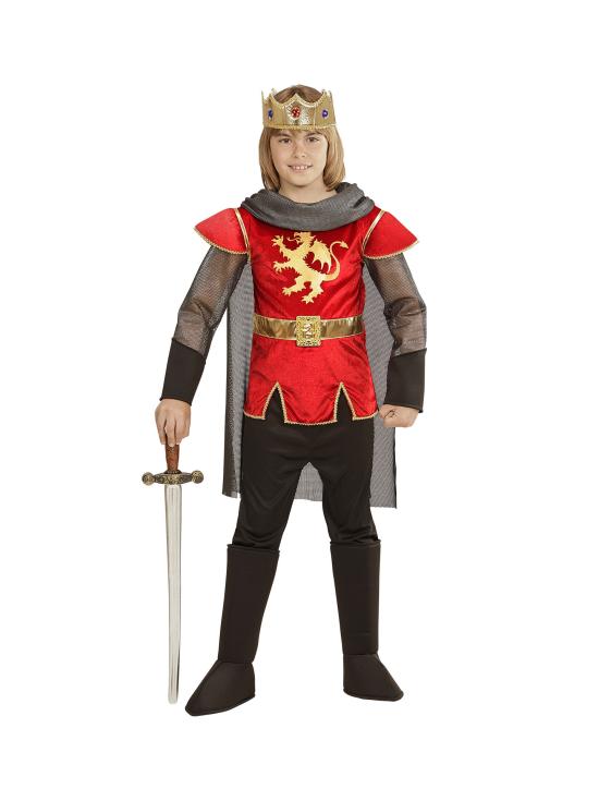 Fato de Rei Artur medieval para criança