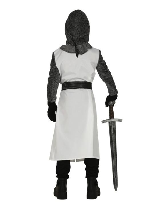 Fantasia de Cavaleiro Templário para Meninos, Cruzado Medieval, Carnaval