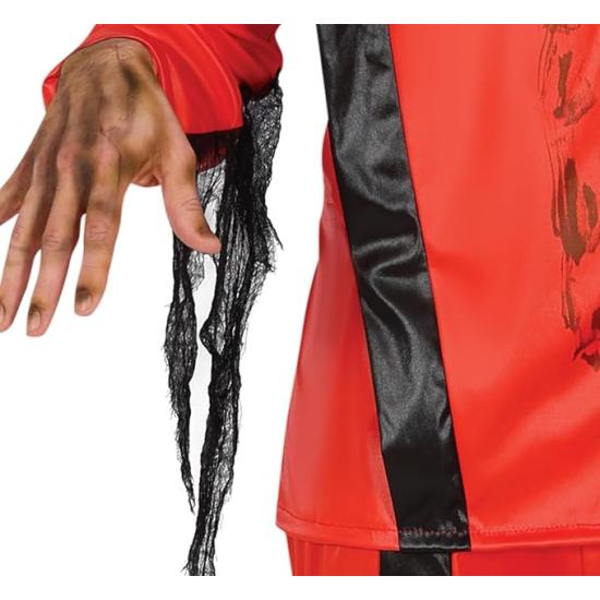 Fantasia de Zumbi “Thriller” de Michael Jackson – Jaqueta e Calça Masculina