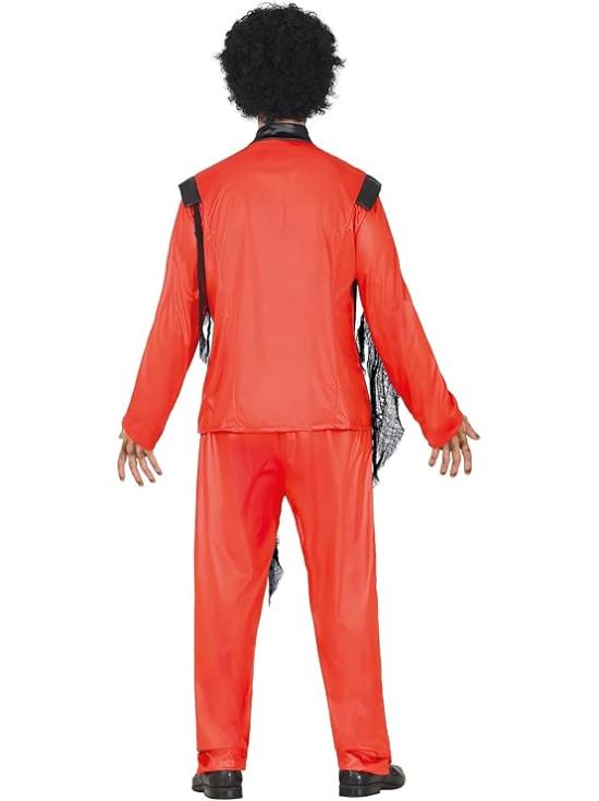 Fantasia de Zumbi “Thriller” de Michael Jackson – Jaqueta e Calça Masculina