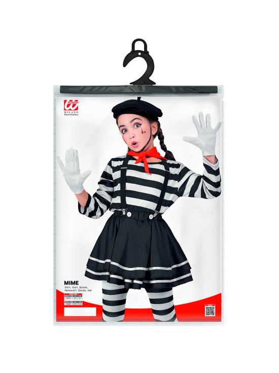 Fantasia de mímica para meninas