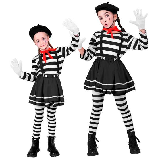 Fantasia de mímica para meninas Fantasia de mímica para meninas